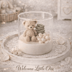 Welcome Little One gyertya